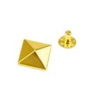 R630 GOLD 0.54″ | 13.7 mm Pyramid Rivets R630- 50PK