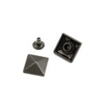 R630 GUNMETAL 0.54″ | 13.7 mm Pyramid Rivets R630- 50PK