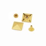 R630 Satin Gold 0.54″ | 13.7 mm Pyramid Rivets R630- 50PK