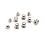 Screw Post- Round Head Nickel- 7 x 9mm Screw Post Round Head 7 x 9mm | 50 Sets
