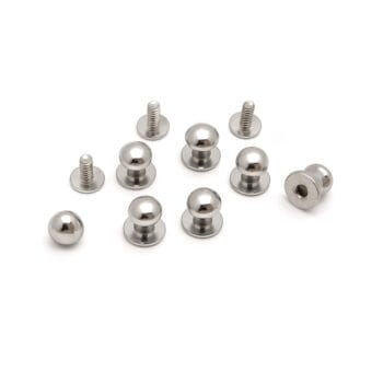 Screw Post Round Head 7 x 9mm | 50 Sets