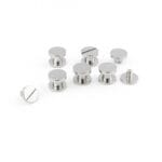 chicago-screw-post-10x4mm-nickel-finish-for-leathercraft Chicago Screw Post Flat Head | 10 X 4mm
