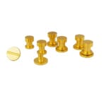 chicago-screw-post-flat-head-6x4mm-gold Chicago Screw Post Flat Head | 6 x 4 mm