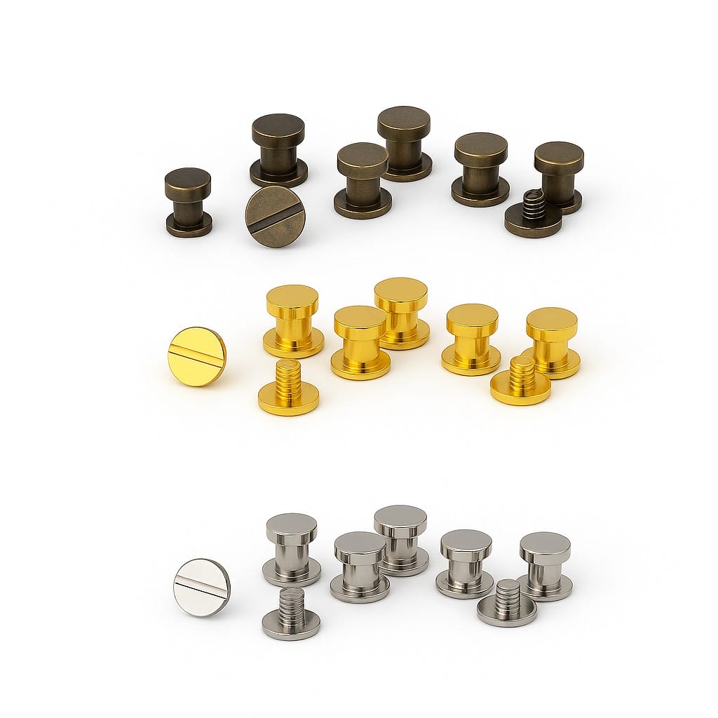 Chicago-screw-post-6x4mmjpg Flat Head Chicago Screw Post 6x4mm