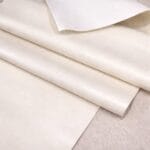SH-524 Bone-Avetco Smooth PU Synthetic Leathers 0.6mm | 1 YD