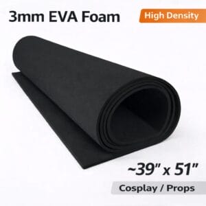 SP-70B 3mm Black EVA Foam - Avetco Inc 0.12″ | 3mm E700 High Density EVA Foam Sheets – 70-75 Shore C – 2 or 6 pk