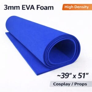 SP-70B 3mm Aqua Blue EVA Foam- Avetco Inc 0.12″ | 3mm E700 High Density EVA Foam Sheets – 70-75 Shore C – 2 or 6 pk