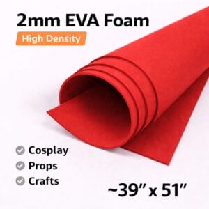 mm red eva foam sheets x avetco 0.08″ | 2mm E700 High Density EVA Foam Sheets – 70-75 Shore C – 2, 6 or 12 pk