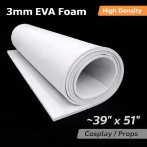 SP-70B 3mm White EVA Foam- Avetco Inc 0.12″ | 3mm E700 High Density EVA Foam Sheets – 70-75 Shore C – 2 or 6 pk