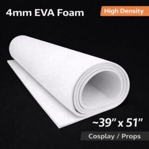 SP-70B 4mm White EVA Foam- Avetco Inc 0.16″ | 4mm E700 High Density EVA Foam Sheets – 70-75 Shore C – 2 or 6 pk