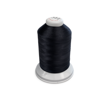 Black B46 bonded nylon thread 100g spool for leather upholstery and industrial sewing