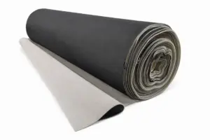 tricot Black Tricot Foam-Backed Fabric – 2mm Padding, 56″ Wide (5-Yards)