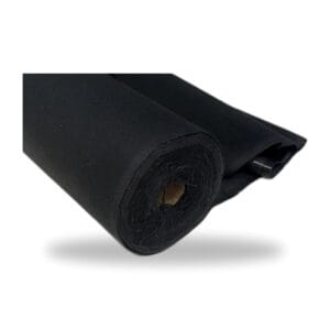 ff457 mm black 0.012″ | 0.3mm Fusible Interfacing Woven Fabric 457 | 5 Yard