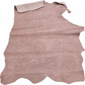 Taupe gray Brooklyn pull-up cow leather side
