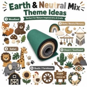 Craft EVA Foam Sheets 39″ x 39″ Earth & Neutral Mix– 10 Pack
