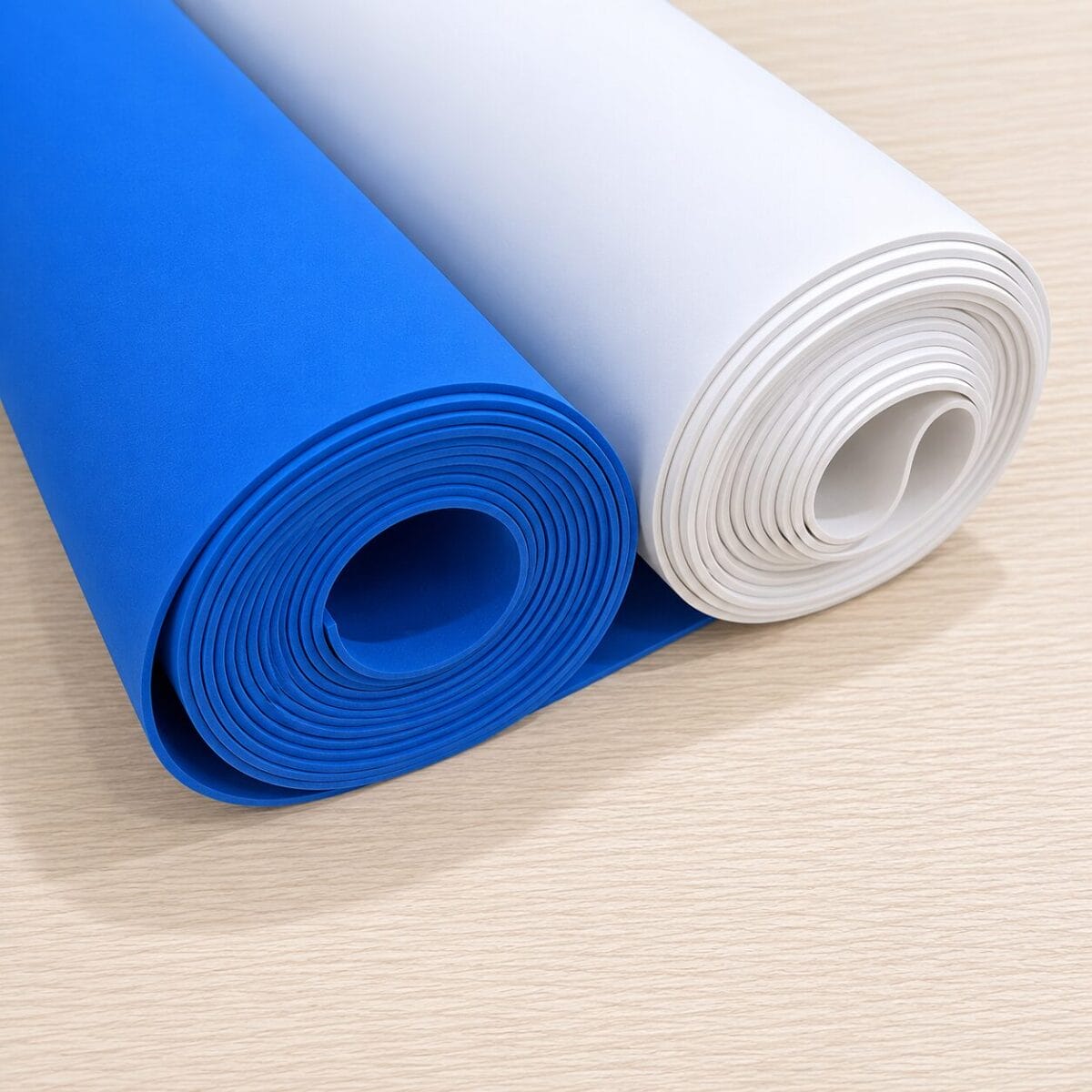 Eva Foam consists of Ethylene Vinyl Acetate and blended copolymers, which give an elastic quality. It is chemically cross-linked, resulting in a uniform cell structure and a semi-rigid product for various applications, and has shock-absorbing and buoyancy properties and is resistant to water, UV radiation, and cracking. Available in various thicknesses and densities with a smooth texture on both sides. It is a versatile material that can be shaped with heat, easily glued to other materials, and painted, making it perfect for creative expression. EVA foam has various uses, including footwear for insoles, handbags for stiffening, interlining, stiffener, sports equipment, athletic padding, packaging, flooring, and even cosplay props and costumes.