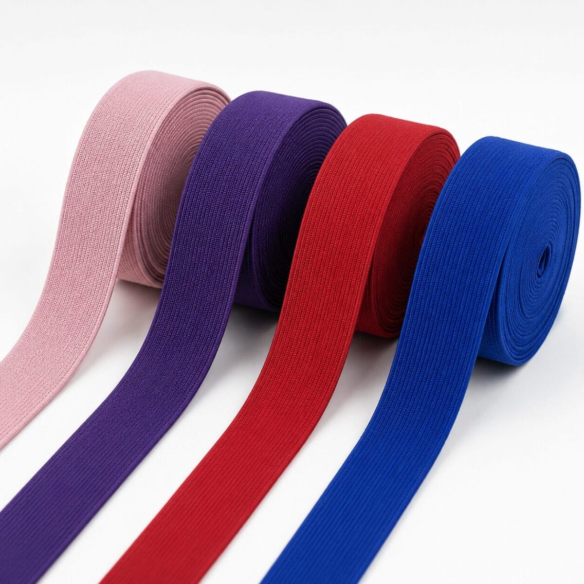 20mm Scorpio Woven Flat Elastic Webbing 20mm Scorpio woven flat elastic webbing for apparel, footwear, handbags, accessories, and sewing projects