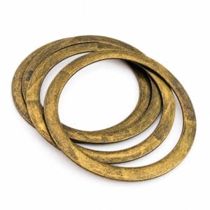 89 mm Flat O Ring Y7463 antique brass 3.5 inch flat o ring in antique brass – Y7463 89 mm