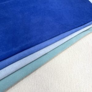 package #4 blues Economy Pig Suede Garment Leather hide 1.5 oz 1 LB