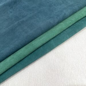 package #7 package dark greens Economy Pig Suede Garment Leather hide 1.5 oz 1 LB