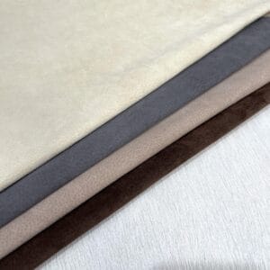 package #9 earth tones + eggshell Economy Pig Suede Garment Leather hide 1.5 oz 1 LB