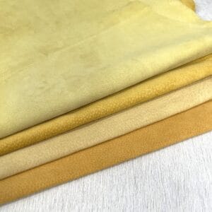 package #5 yellows Economy Pig Suede Garment Leather hide 1.5 oz 1 LB