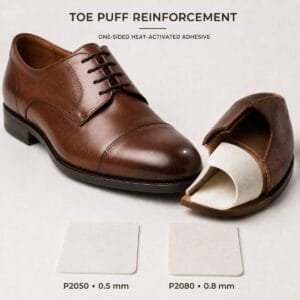 p and p thermoplastic example P2080 Thermoplastic Toe Puff Counter Material | 0.8mm