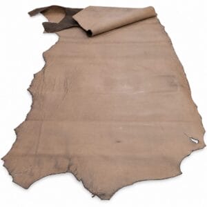 Pegasus waxed cow leather Coffee Bean – full side Full side of Pegasus waxed cow leather in Coffee Bean
