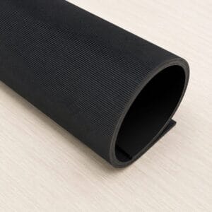 PR503.fine line Fineline Rubber Sheets for Toplift – Shaved Black 90° Shore A | 22″ × 39″