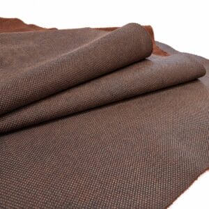 Rustic Brown Pyramid Embossed Cow Leather Rustic Brown pyramid embossed cow leather