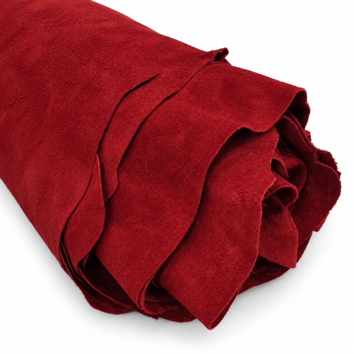 red pig split leather avetco inc Red Pig Suede Leather 1.5 oz rolled 200 sq. ft. bundle