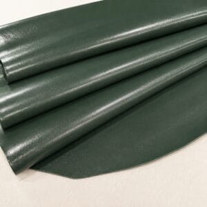 semiveg aniline cow leather oz polo green Semi-Veg Aniline Cow Leather 3 oz | 19-21 SF