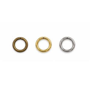 10 mm O rings in antique brass, gold and nickel 10 mm O rings in antique brass, gold and nickel
